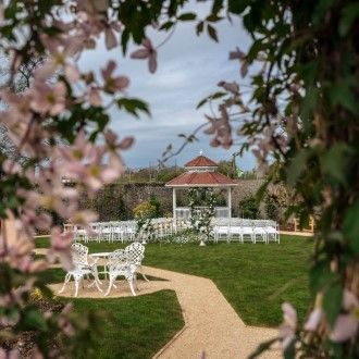 Wedding outdoor ceremony at county arms hotel offaly  custom cms-county-arms-hotel