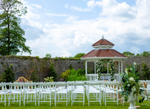 Garden pavillion weddings outdoor ceremony at county arms birr cms-county-arms-hotel